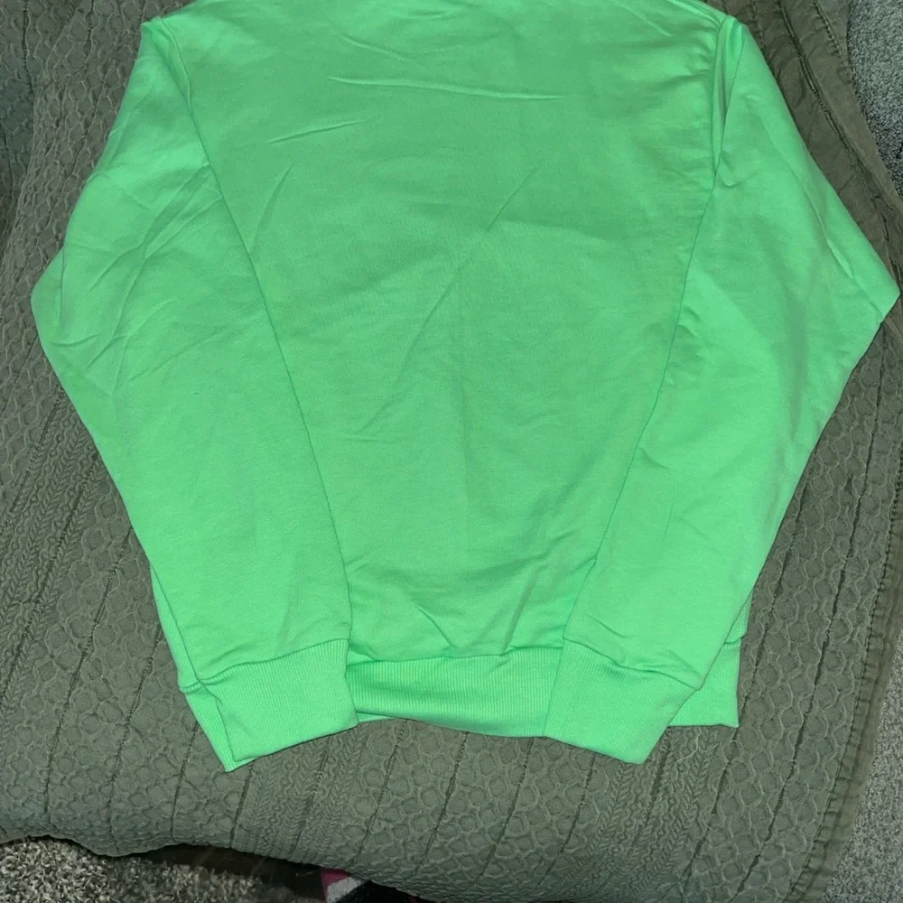 Hanes Crewneck Sweatshirt - Mint Green - Picture 5 of 5
